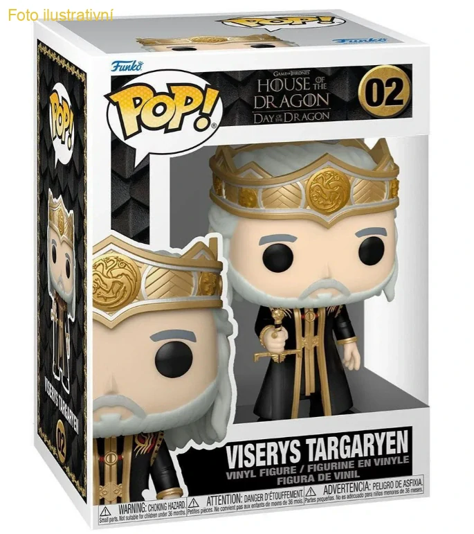 Funko Pop! 02 House of the Dragon Viserys Targaryen (Funko)