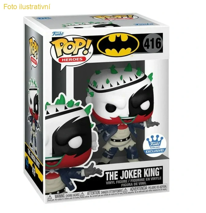 Funko POP! 416 DC Super Heroes The Joker King (FUNKO)