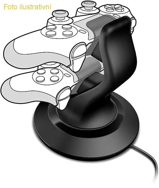 Twindock (černý) - Dobíjecí systém pro ps4 (PS4)