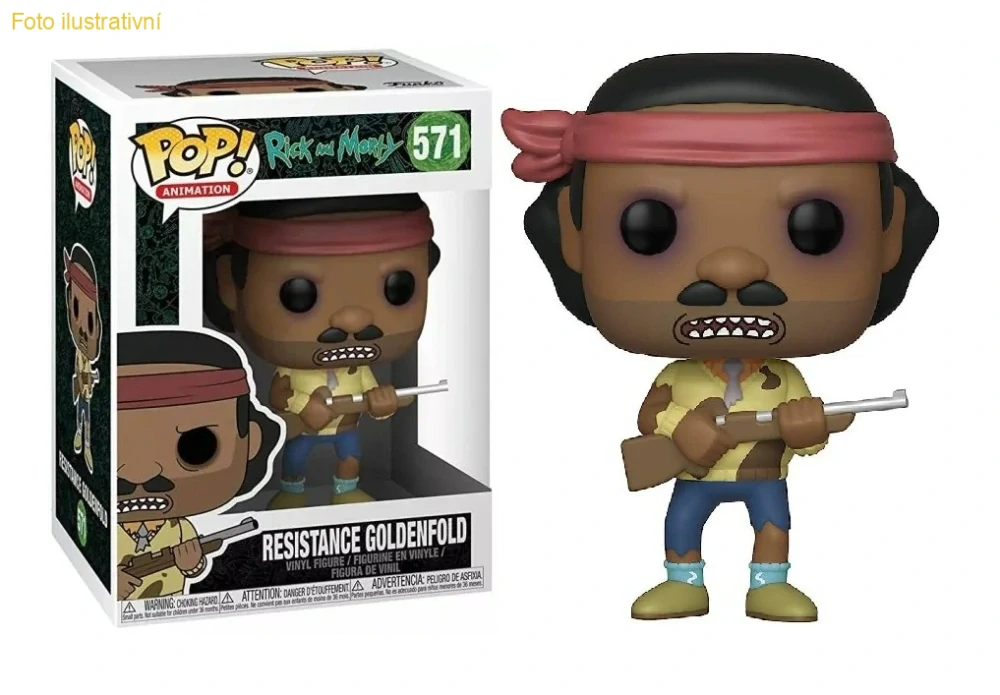 Funko Pop! 571 Rick and Morty Resistance Goldenfold (Funko)