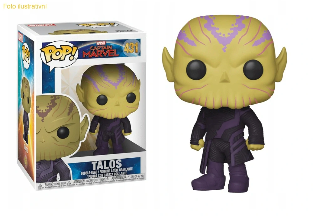 Funko POP! 431 Marvel Captain Marvel Talos (FUNKO)