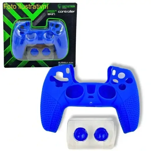 Silikonové pouzdro pro ovladač PS5 Modré (PS)