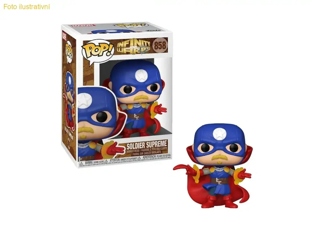 Funko POP! 858  Marvel: Infinity Warps- Soldier Supreme (FUNKO)