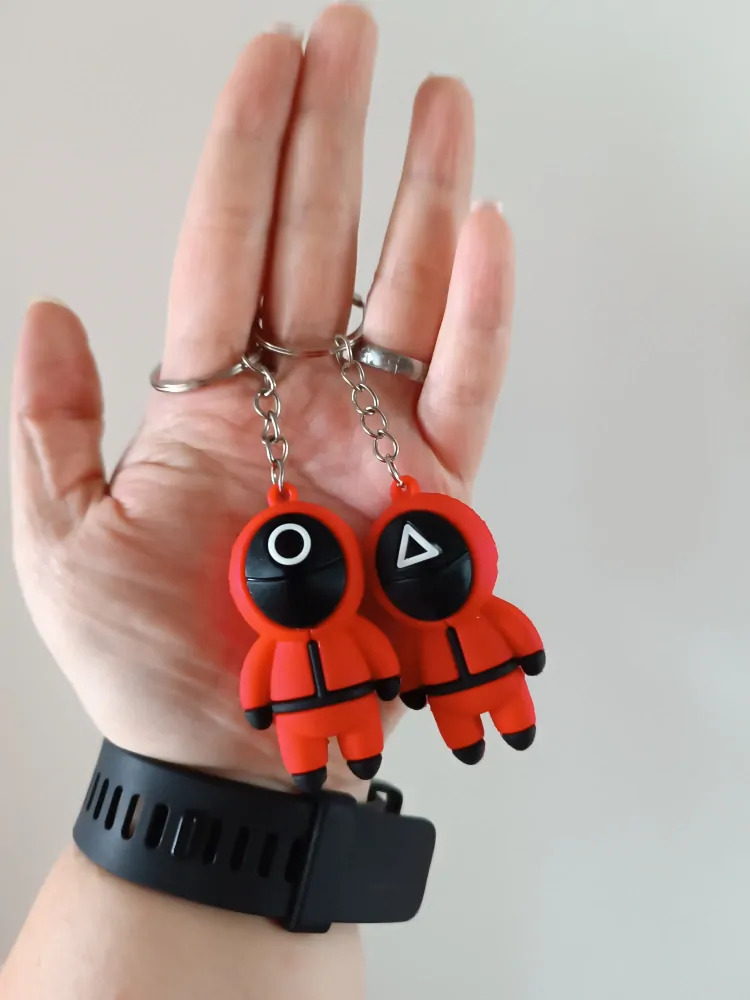 Klíčenky, přívěsky Squid game, Hra na Oliheň