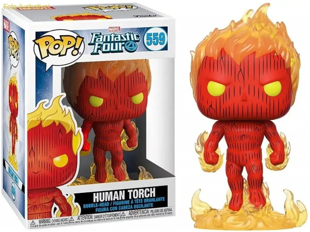 Funko POP! 559 Marvel Fantastic Four - Human Torch (FUNKO)