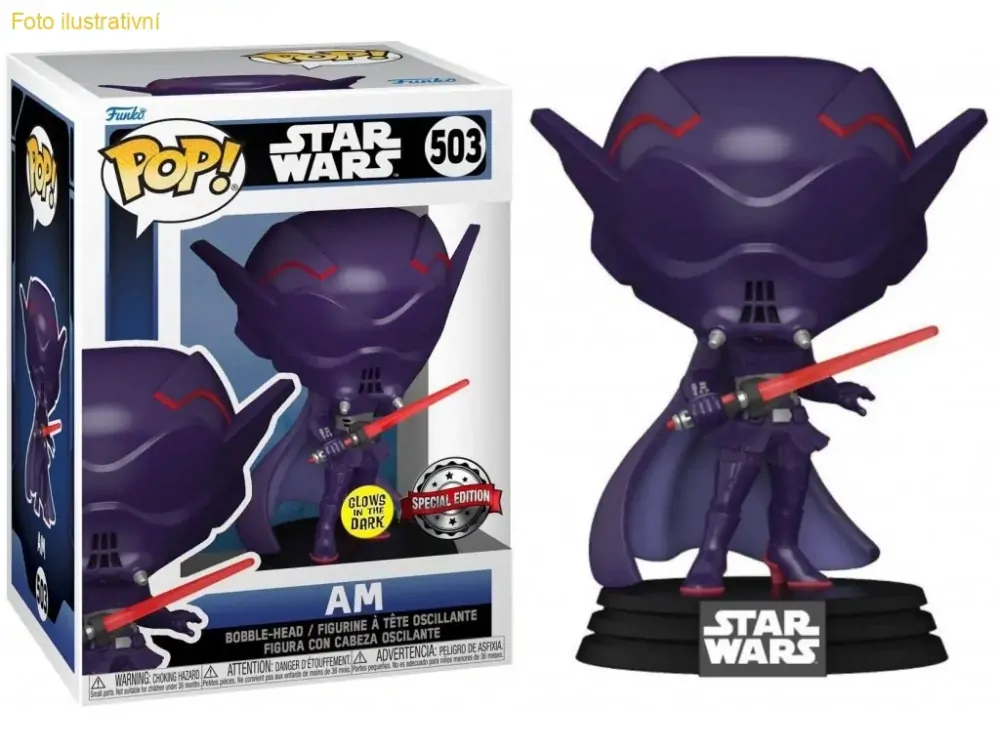 Funko POP! 503 Star Wars Glow in the dark- svítí ve tmě-Am GITD- Special Edition (FUNKO)