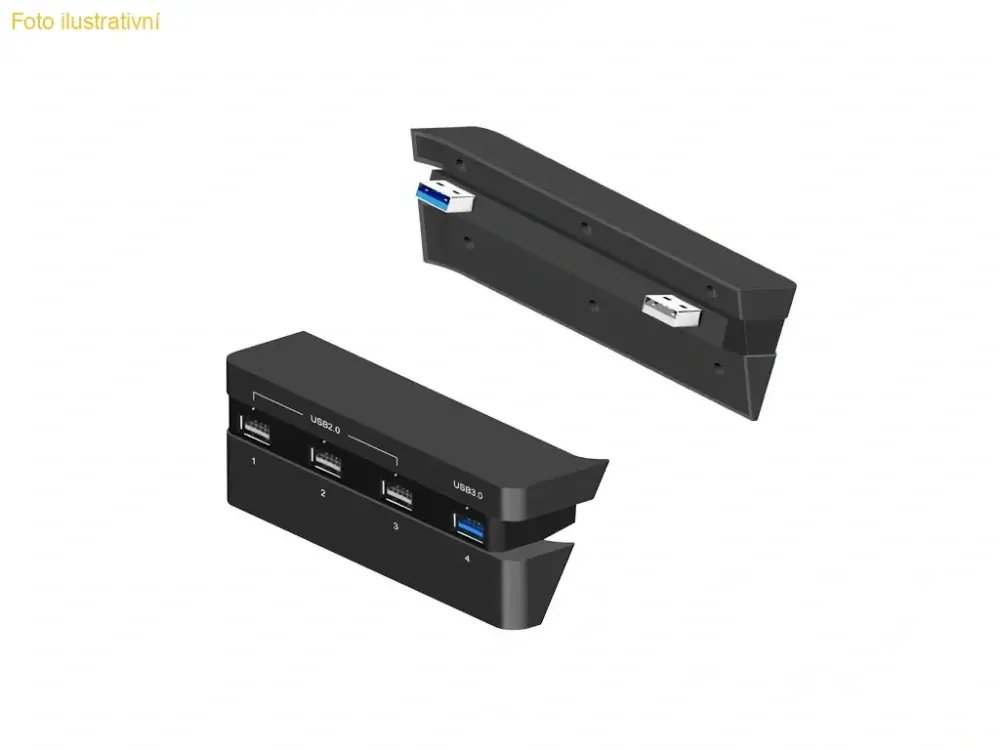 DOBE TP4-821 USB Hub pro PlayStation 4 Slim (PS4)