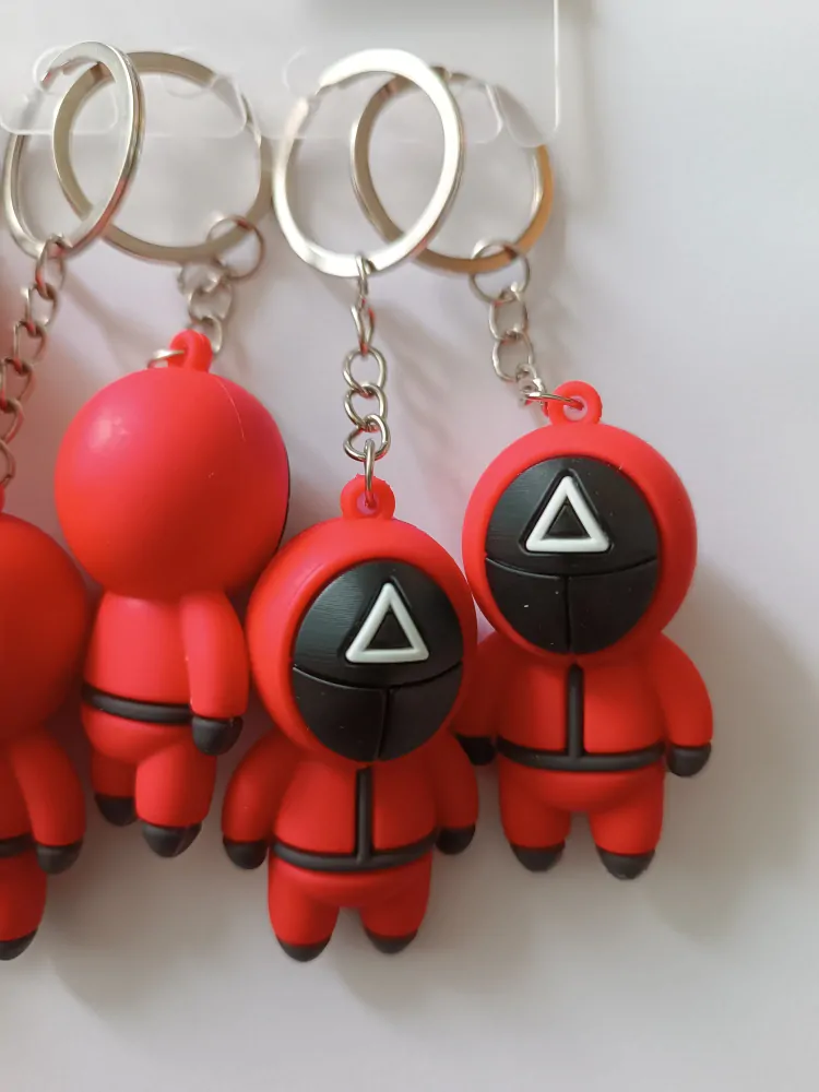 Klíčenky, přívěsky Squid game, Hra na Oliheň