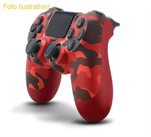Sony PS4 Dualshock 4 V2 - Red Camouflage (PS4)
