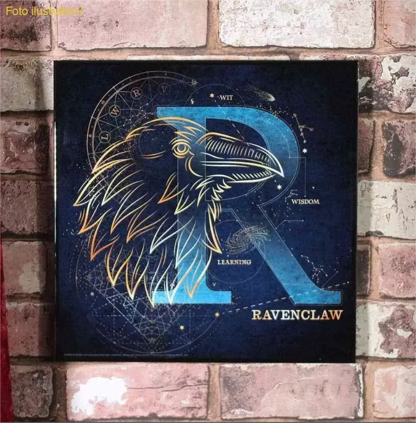 Obraz Harry Potter - Ravenclaw Celestial Crystal Clear Art Pictures (Nemesis Now)