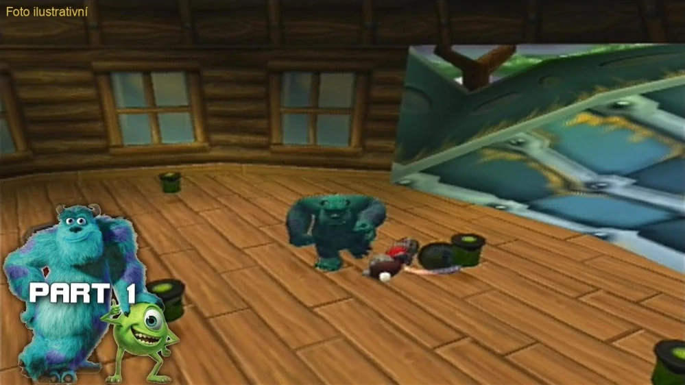 Disney Pixar Monster inc. Scare Island (PS2)