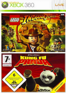 Lego Indiana Jones The Original Adventures + Kung Fu Panda (XBOX 360)