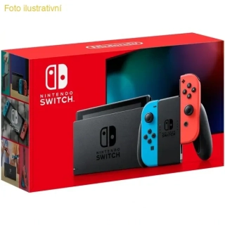 Nintendo Switch konzole Neon Red/Neon Blue - červená/modrá