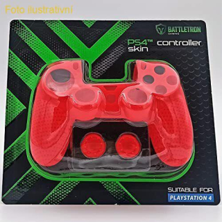 Silikonové pouzdro pro ovladač PS4 červené (PS4)