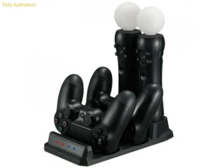 Nabíjecí stanice pro ovladače a PS Move (PS4)