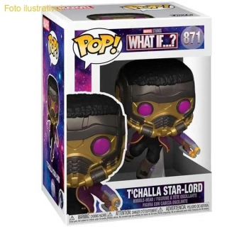 Funko POP! 871 What If...? T’Challa Star Lord (Marvel) (FUNKO)