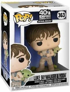 Funko Pop! 363 Star Wars 40 Years Empire Strikes Luke Skywalker and Yoda (FUNKO)