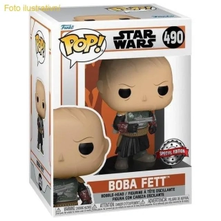 Funko POP! 490 Star Wars: Boba Fett w/o helmet Special Edition (FUNKO)