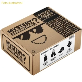 Mystery Gamers Pack - Kšiltovka, puzzle, klíčenka Funko, měnící hrnek